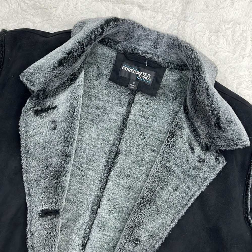 Vintage Full Length Shearling Patchwork Jacket - image 2